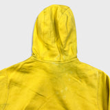 Nike Sportswear Hoodie Mens Medium Yellow Swoosh Pullover Hooded Sweater