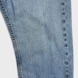 Levi's 505 Jeans Mens 34x30 Blue Regular Fit Straight Leg Light Wash Denim Pants