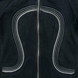 Lululemon Cuddle Up Jacket Womens Size 4 Black Sport Athletic Full Zip Sweatshirt