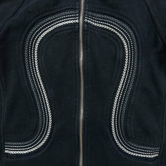 Lululemon Cuddle Up Jacket Womens Size 4 Black Sport Athletic Full Zip Sweatshirt