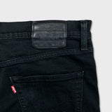 Levi's 511 Jeans Mens 34x34 Black Slim Fit Mid Rise Dark Wash Stretch Denim Pants