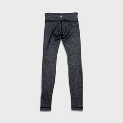 Lululemon Wunder Under Womens Size 4 Gray Low Rise Yoga Leggings Pilates