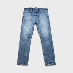 Levi's 510 Skinny Jeans Mens 34x30 Blue Light Wash Stretch Mid Rise Tapered Leg