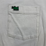 Uniqlo UT Archive Short Sleeve Keith Haring T Shirt Mens Large White Pocket