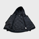 Dickies Heavy Jacket Mens Medium Black Canvas Outdoor Workwear Full Zip Coat