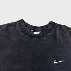 Vintage Nike Sportswear T Shirt Mens XL Black Swoosh Heavy Short Sleeve 90s Tee