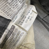 Levi's 514 Jeans Mens 33x32 Gray Slim Straight Fit Stone Wash Faded Denim Pants