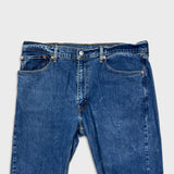 Levi's 505 Jeans Mens 38x30 Blue Regular Fit Straight Leg Medium Wash Denim Pants