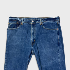 Levi's 505 Jeans Mens 38x30 Blue Regular Fit Straight Leg Medium Wash Denim Pants