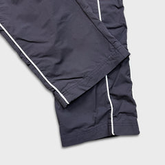 Nike Sportswear Track Pants Mens Medium Gray Swoosh Straight Leg Athletic