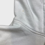 Vintage Y2K Quiksilver Hoodie Mens Small White Full Zip Surf Skater Hooded Sweater