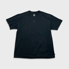 Nike Sportswear T Shirt Mens XL Black Loose Fit Center Swoosh Short Sleeve Tee