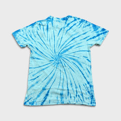 2022 Rick and Morty T Shirt Mens Medium Blue Tie-Dye Cartoon Graphic Tee