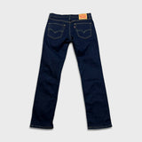 Levi's 511 Jeans Mens 33x32 Blue Slim Fit Mid Rise Dark Wash Stretch Denim Pants