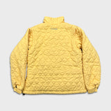 Nike Sportswear ACG Jacket Mens Small Yellow Swoosh Level 3 Outer Layer Quilted