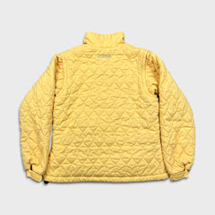 Nike Sportswear ACG Jacket Mens Small Yellow Swoosh Level 3 Outer Layer Quilted