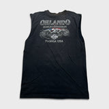 Vintage 2006 Harley Davidson Sleeveless Tee Mens XL Black USA Florida