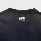 Vintage 90s Roots Athletics Sweatshirt Mens XL Blue Sun Faded Distressed Pullover