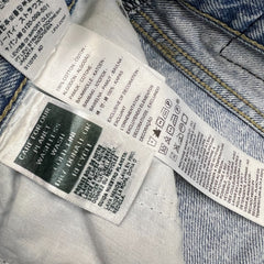 Levi's Low Pro Straight Jeans Womens 30x30 Blue Acid Wash Relax Mid Rise Denim Pants