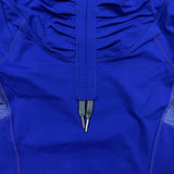 Lululemon Run Stay On Course Pullover Womens Size 4 Blue Sports Hooded Sweater