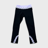 Lululemon Run Inspire Crop II Pant Womens Size 4 Black Mid Rise Yoga Leggings