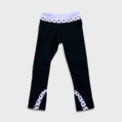 Lululemon Run Inspire Crop II Pant Womens Size 4 Black Mid Rise Yoga Leggings