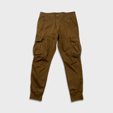 Simons Pants Mens 32x28 Brown Stretch Utility Taper Leg Cargo