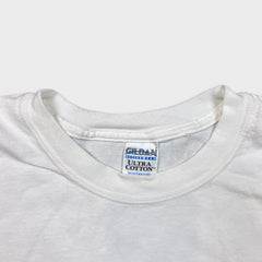 Vintage 2003 Namco Xenosaga T Shirt Mens XL White Episode 1 KOS-MOS Der Wille zur Macht Video Game Tee