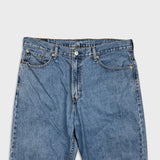 Levi's 550 Jeans Mens 38x32 Blue Relaxed Straight Fit Light Wash Baggy Denim Pants