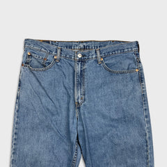 Levi's 550 Jeans Mens 38x32 Blue Relaxed Straight Fit Light Wash Baggy Denim Pants