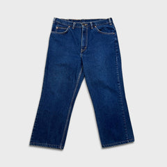 Vintage Y2K Levi's 619 Jeans Mens 36x25 Blue Straight Orange Tab Dark Wash Denim Pants