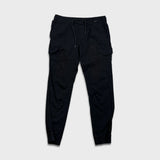 Projek Raw Pants Mens Large Black Taper Leg Cargo Utility Casual Trousers