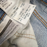 Levi's 501 Jeans Womens 30x32 Blue Original Fit Straight Distressed Medium Wash Denim Pants