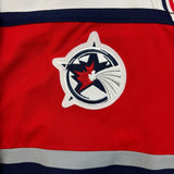 Vintage 90s CCM NHL World All Stars Hockey Jersey Mens 2XL Red Air Knit Stitched