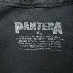 2017 Pantera T Shirt Mens Medium Black Cowboys From Hell Rock Band Tee