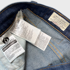 Levi's 510 Skinny Jeans Mens 31x34 Blue Dark Wash Stretch Mid Rise Tapered Leg Denim Pants