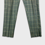 Vintage 70s Levi’s Sta-Prest Pants Mens 32x31 Green Plaid Straight Trousers