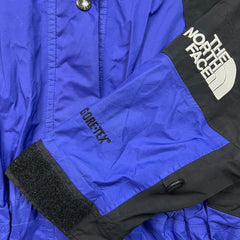 Vintage The North Face Jacket Women Small Blue Mountain Gore-Tex 90s Windbreaker