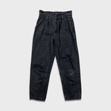 BDG Jeans Womens 27x25 Black Urban Outfitters High Rise Taper Leg Baggy Denim Pants