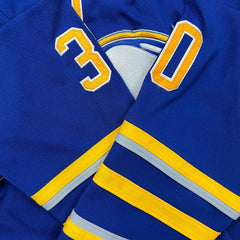 Vintage Y2K Reebok Buffalo Sabres Ryan Miller #30 Jersey Mens Large Blue NHL Hockey