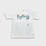 Vintage 2000 Toronto Canada Butterflies T Shirt Mens Large White Animal Graphic Tee