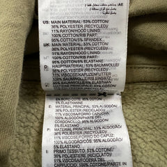 Adidas Hoodie Mens Medium Green Essentials Stripe Spell Out Logo Hooded Sweater