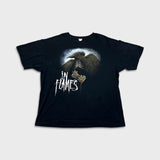 2013 In Flames North American Tour T Shirt Mens 2XL Black Metal Rock Band Tee