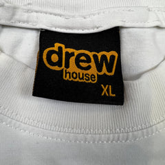 Drew House Mascot T Shirt Mens XL White Smiley Face Justin Bieber Graphic Tee