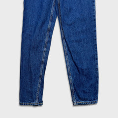 Levi's Mom Jean Womens 25x28 Blue Medium Wash High Rise Taper Leg Denim Pants