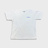 Vintage Y2K Sears Travel Service T Shirt Mens Large White Globe Graphic Promo Tee