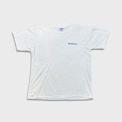 Vintage Y2K Sears Travel Service T Shirt Mens Large White Globe Graphic Promo Tee