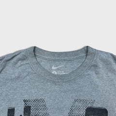 Nike Sportswear T Shirt Mens Large Gray Football Graphic Loose Fit Athletic Tee