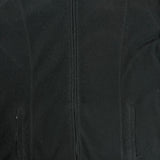 Vintage Y2K Tommy Hilfiger Fleece Mens Large Black Flag Full Zip Jacket