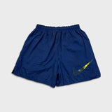 Vintage 90s Nike Sportswear Shorts Mens Large Blue Swoosh Pocketed
